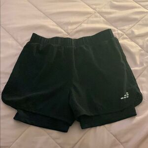Girls Black Athletic Shorts